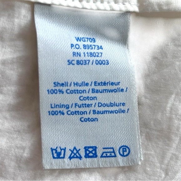 Boden Ivory Cotton Crochet Lace Boho Midi Skirt - Geometric A-Line - Size 6 - Picture 7 of 8